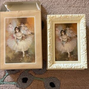 Avon Beauty in motion ballet picture and two special occasion fragranced soaps